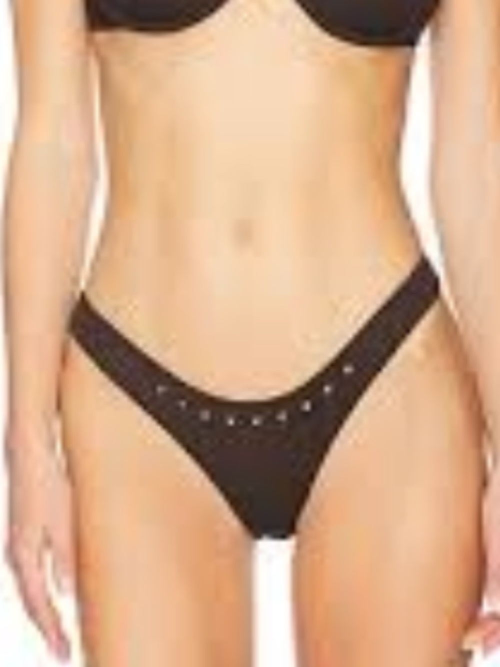 Gigi C brown swimsuit bikini bottoms Large L Alice chocolate